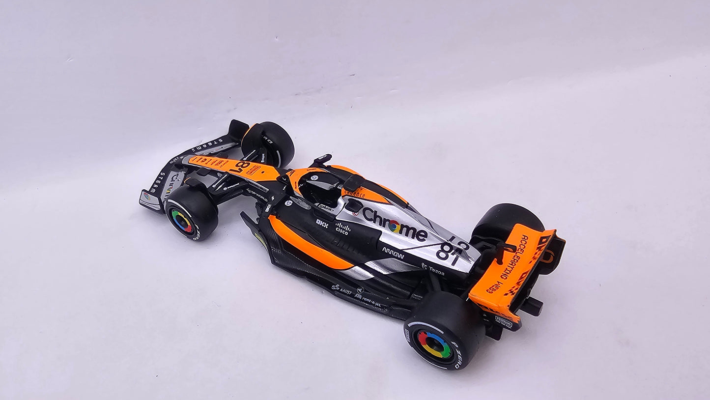 MCLAREN Formula 1 Team MCL60 #81 Oscar Piastri 2023 - F1 Burago Escala 1/43