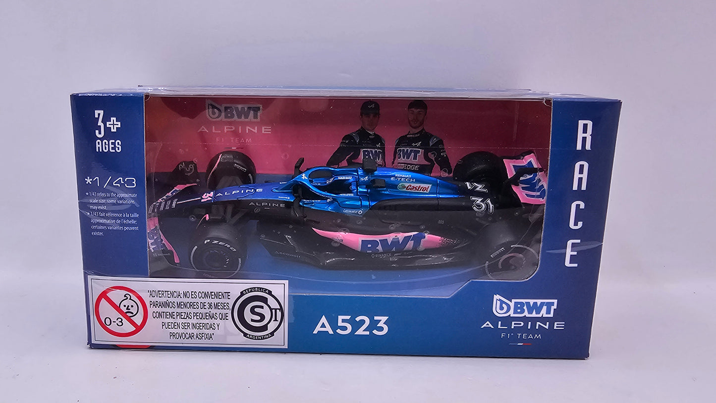 Alpine Formula 1 A523 #31 Esteban Ocon - 2023 - F1 Burago Escala 1/43