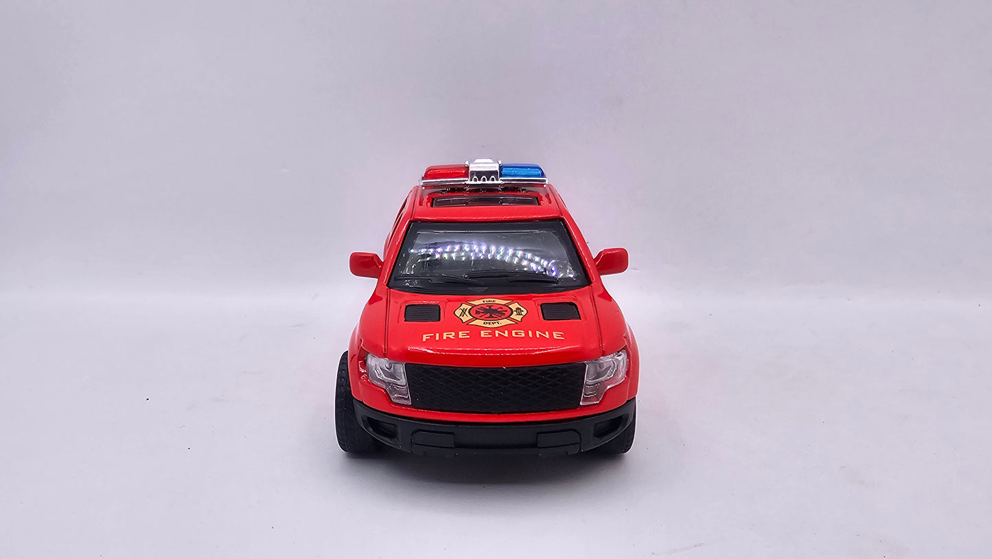 Ford F-150 Raptor De Bomberos - Escala 1/32 - CD Toys