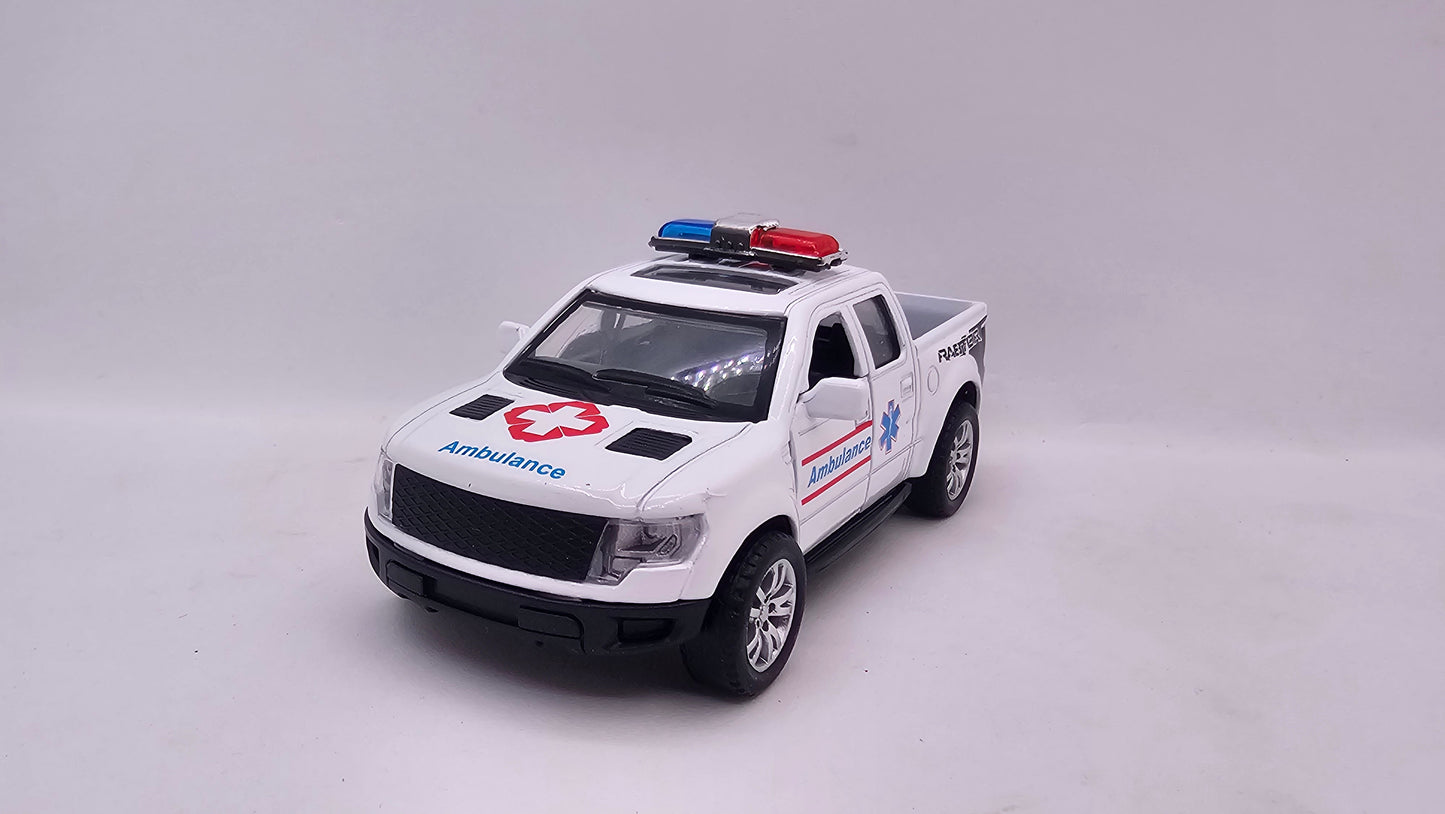 Ford F-150 Raptor Ambulancia - Escala 1/32 - CD Toys