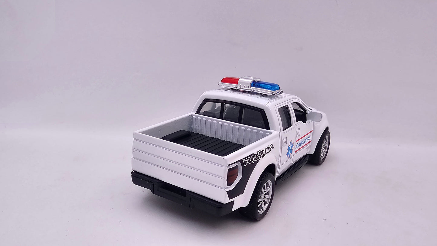Ford F-150 Raptor Ambulancia - Escala 1/32 - CD Toys