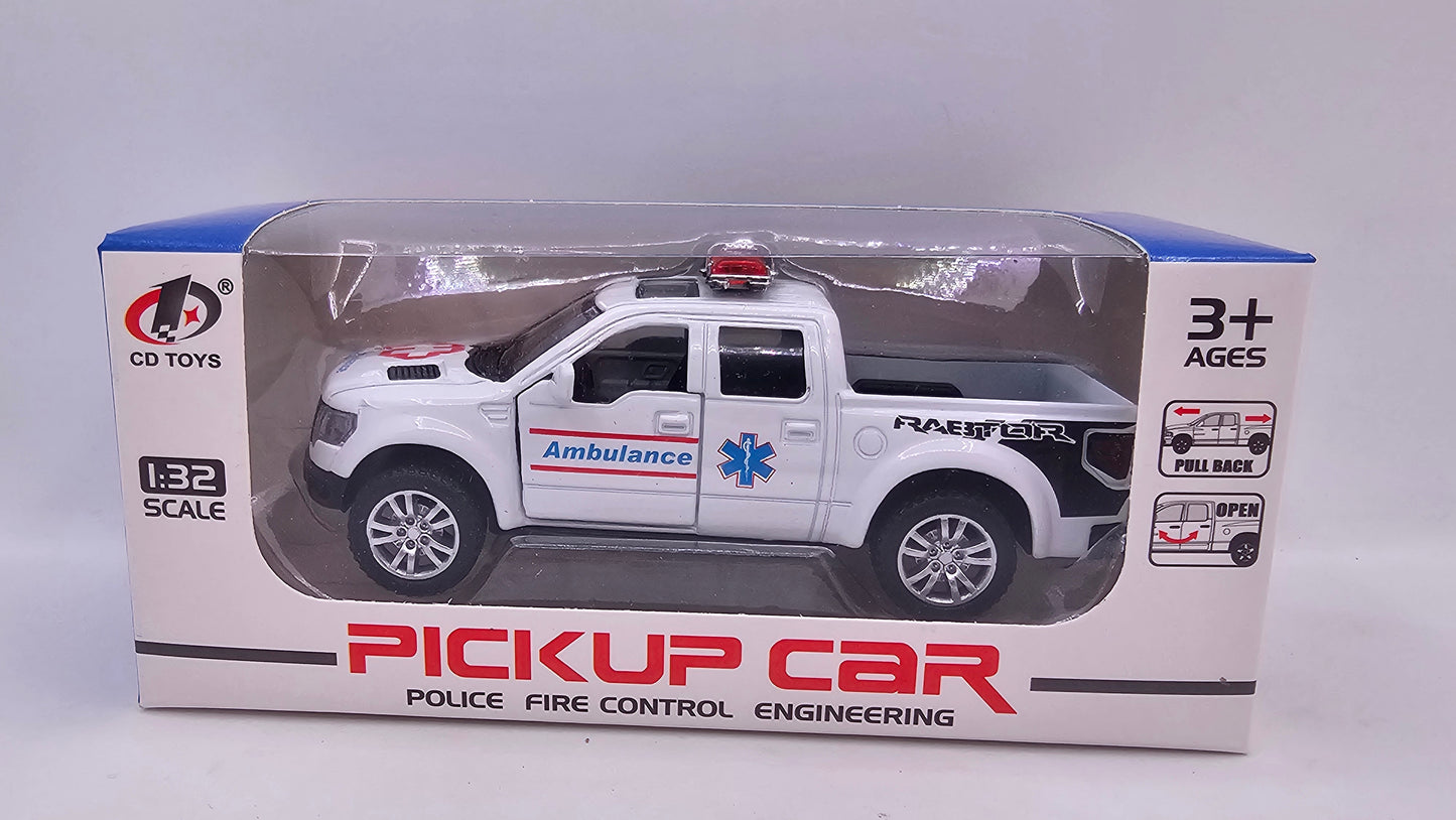 Ford F-150 Raptor Ambulancia - Escala 1/32 - CD Toys