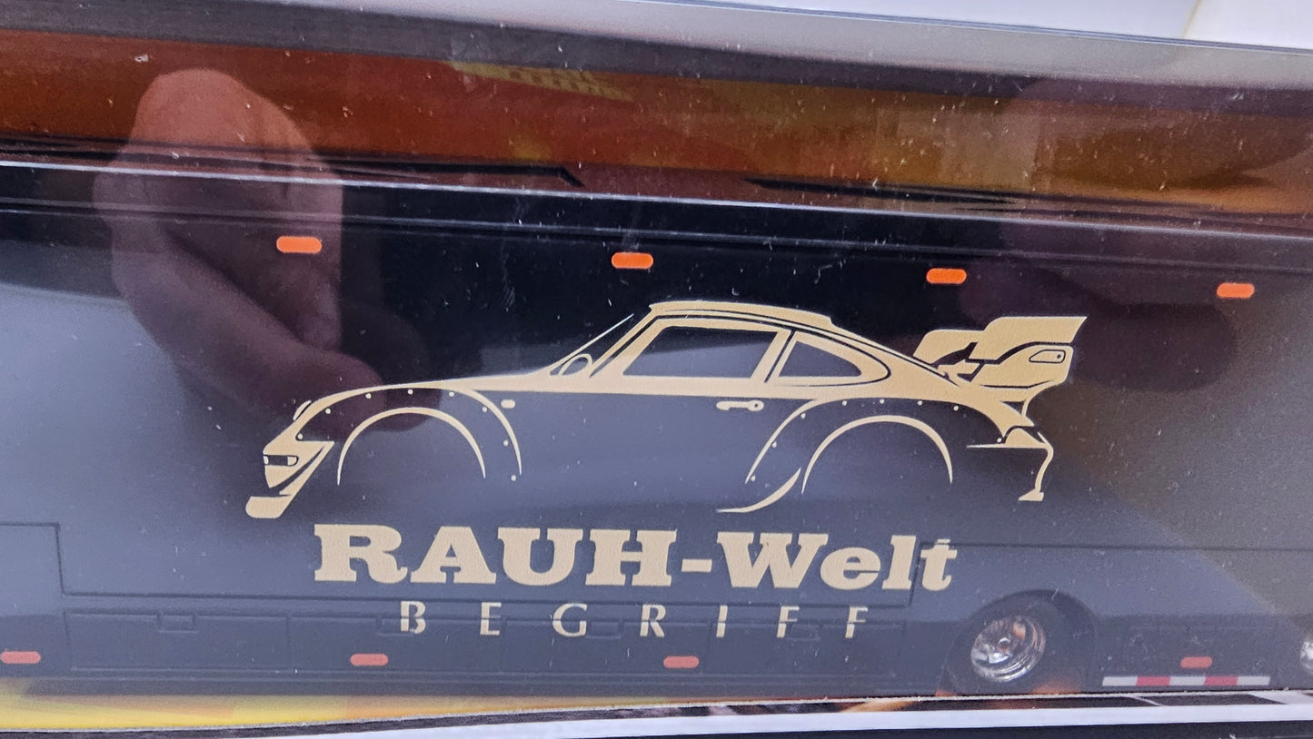 Camion Furgon Mack Anthem "RAUH-Welt" - Escala 1/64 - Maisto