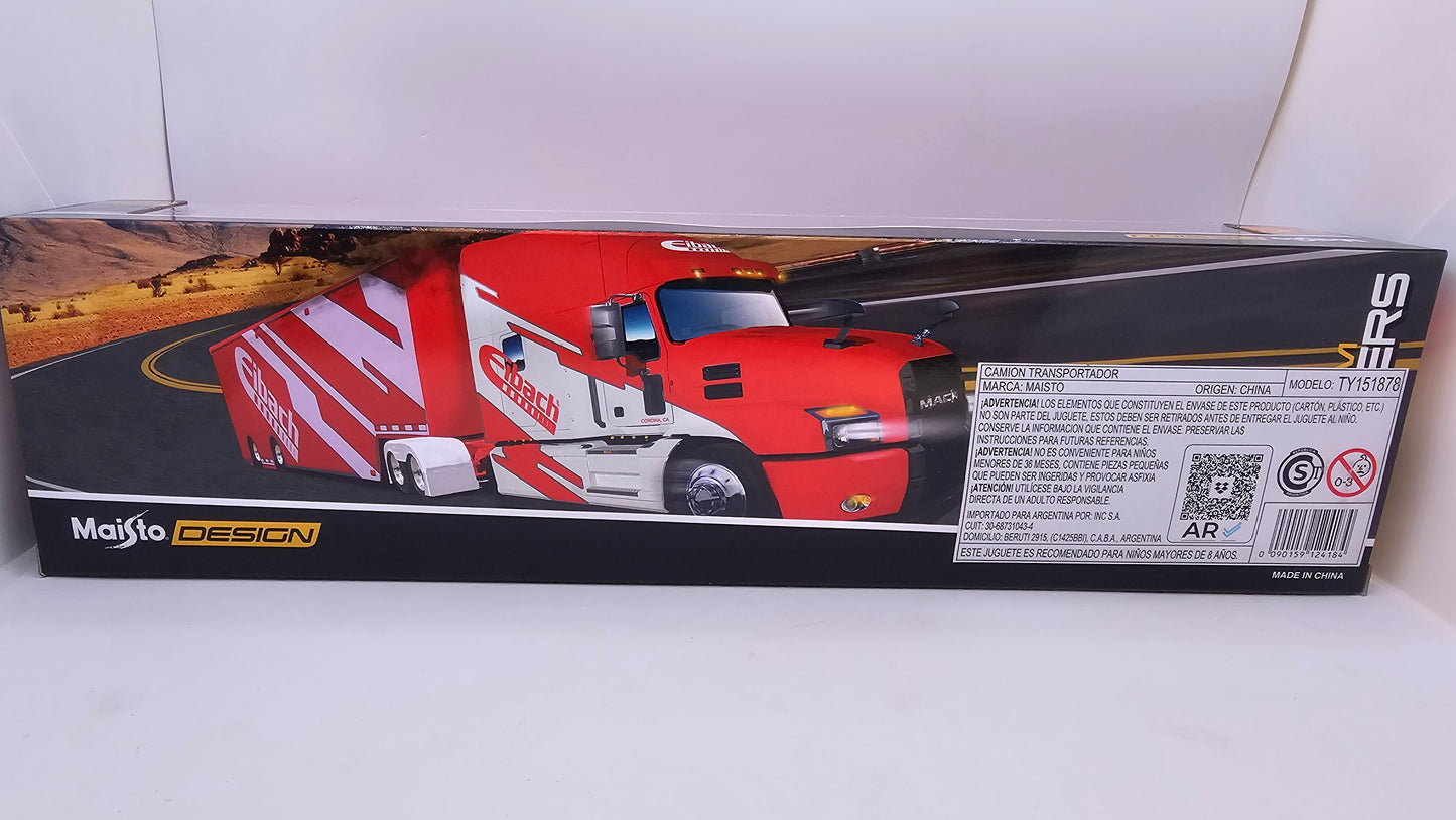 Camion Furgon Mack Anthem "EIBACH" - Escala 1/64 - Maisto