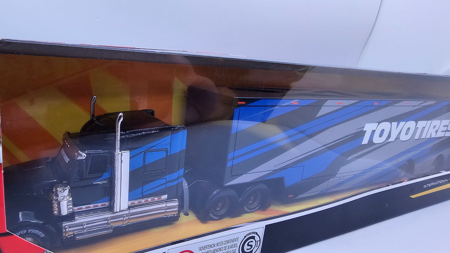 Camion Furgon International Lonestar "TOYO TIRES" - Escala 1/64 - Maisto