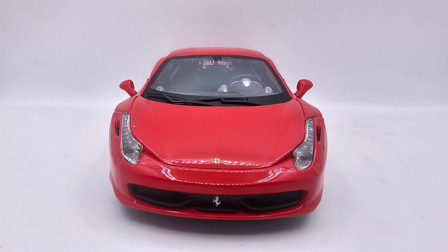 Ferrari 458 Italia - Escala 1/24 - Burago - (Sin caja)