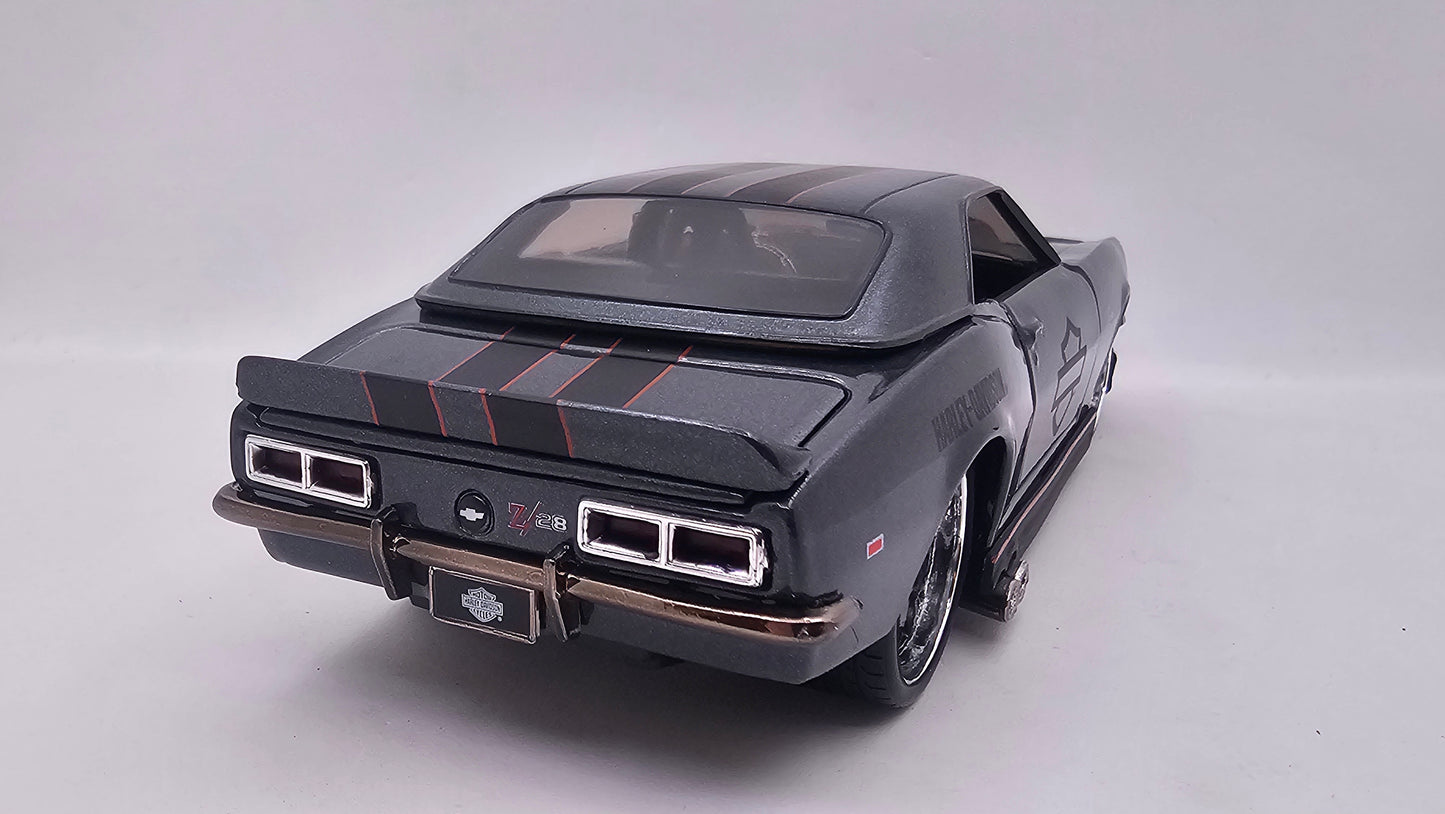 Chevrolet Camaro SS 1968 Custom "Harley Davidson" - Escala 1/24 - Maisto - (Sin caja)