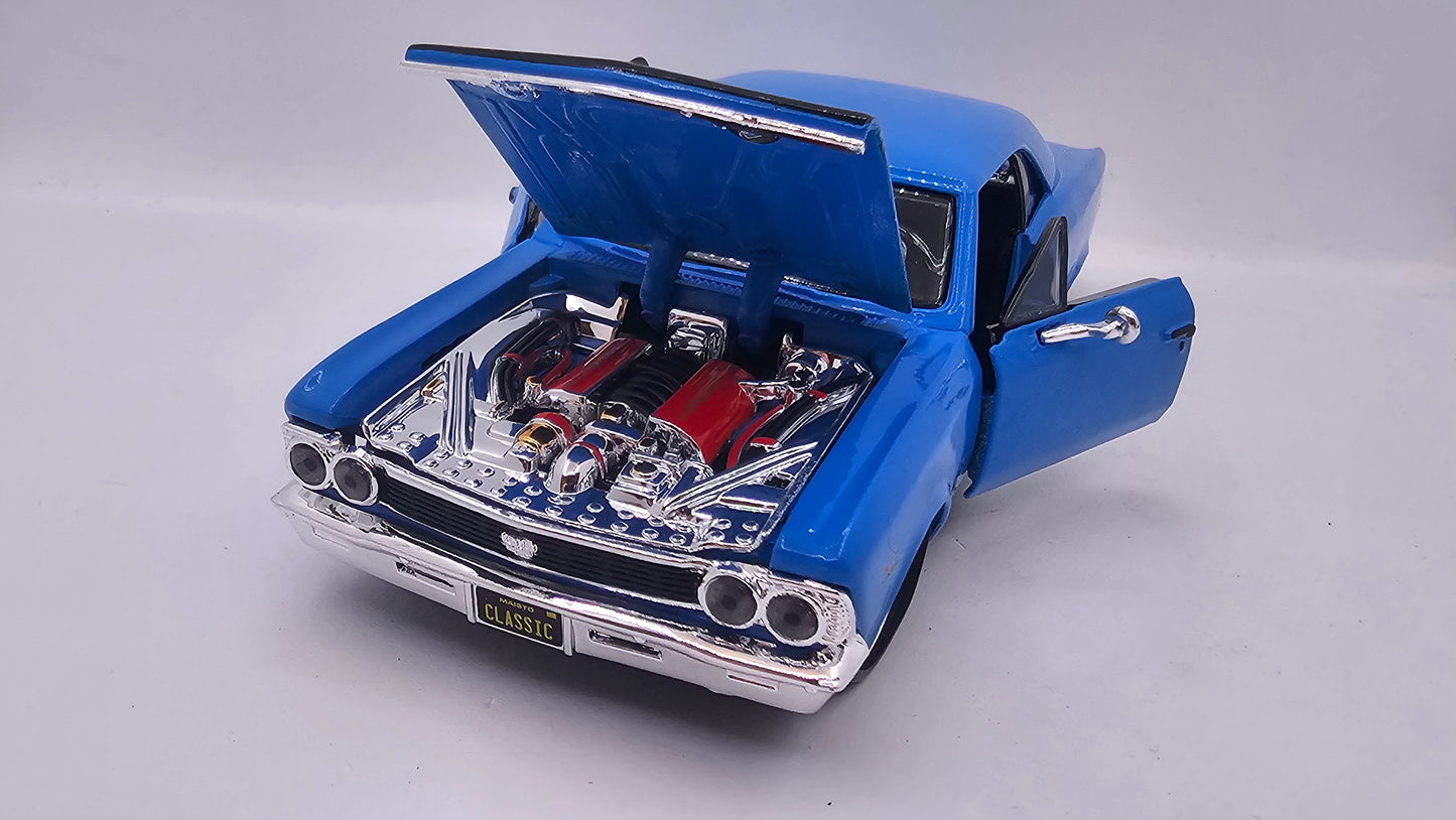 Chevrolet Chevelle SS396 1966 Custom - Escala 1/24 - Maisto - (Sin caja)