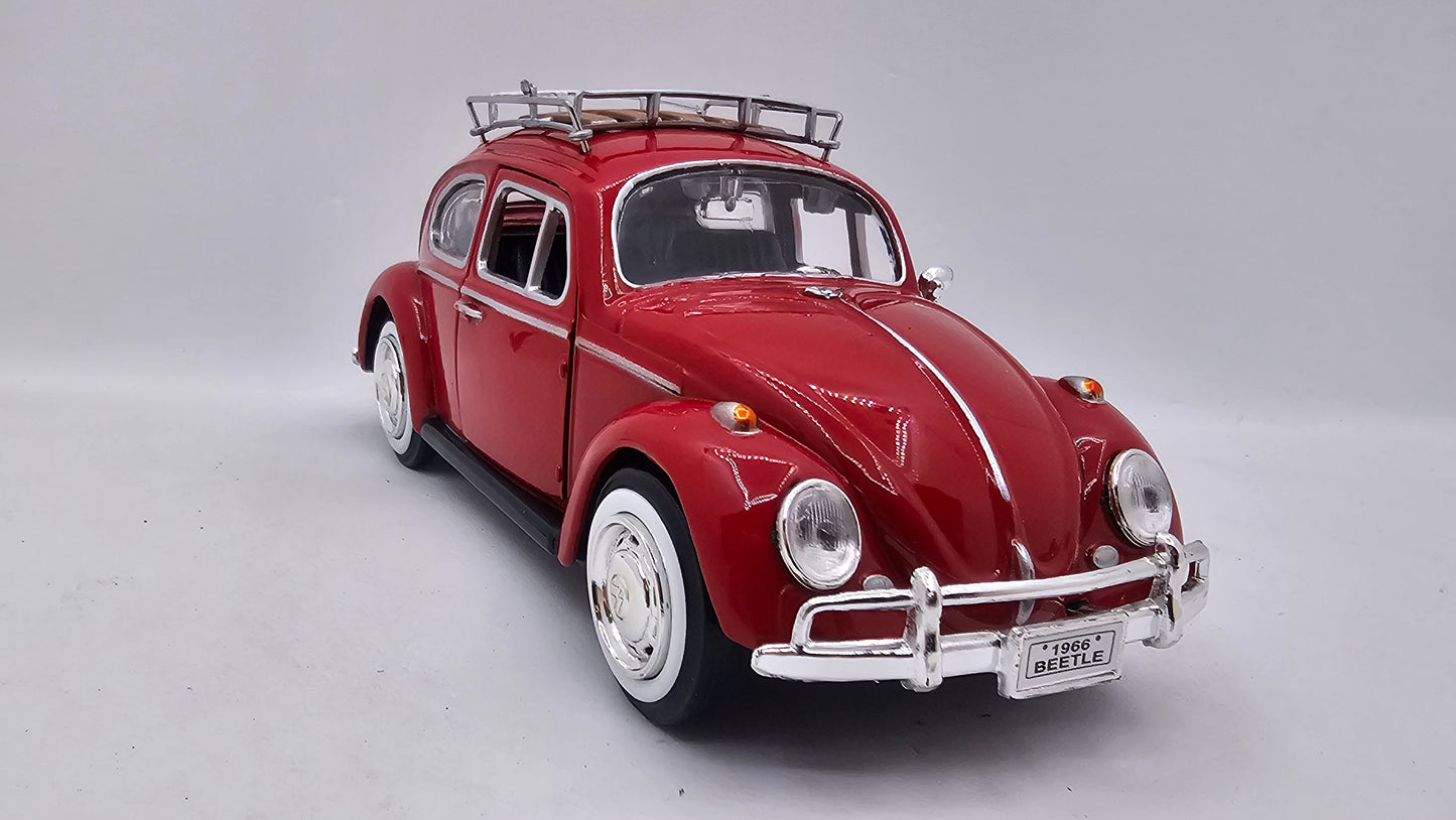 Volkswagen Beetle 1966 - Escala 1/24 - MotorMax - (Sin caja)