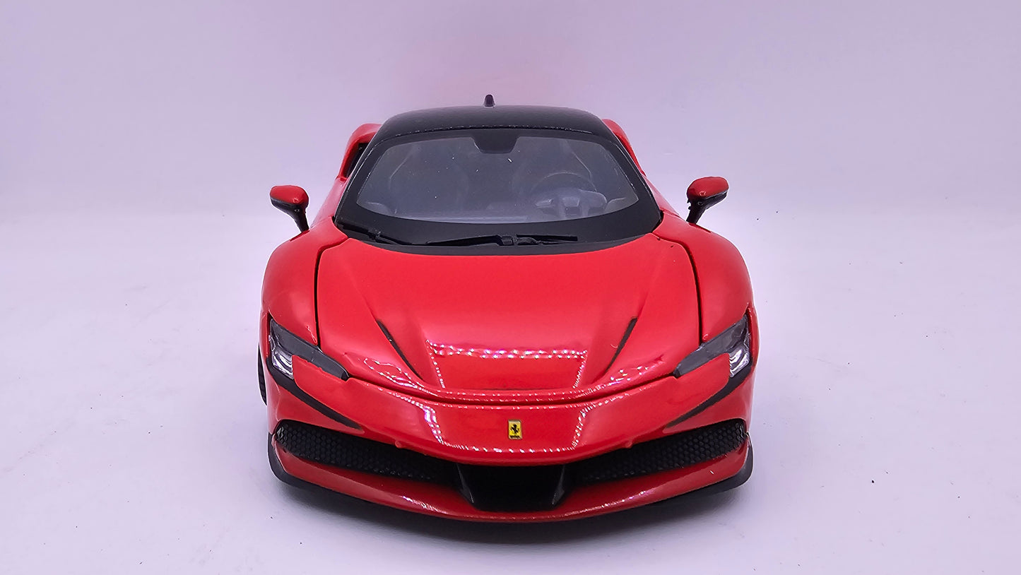 Ferrari SF90 Stradale - Escala 1/24 - Burago - (Sin caja)