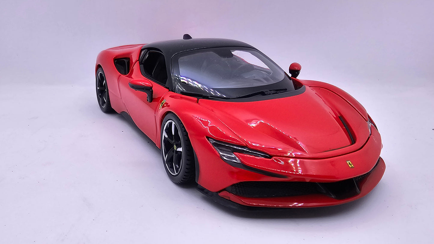 Ferrari SF90 Stradale - Escala 1/24 - Burago - (Sin caja)