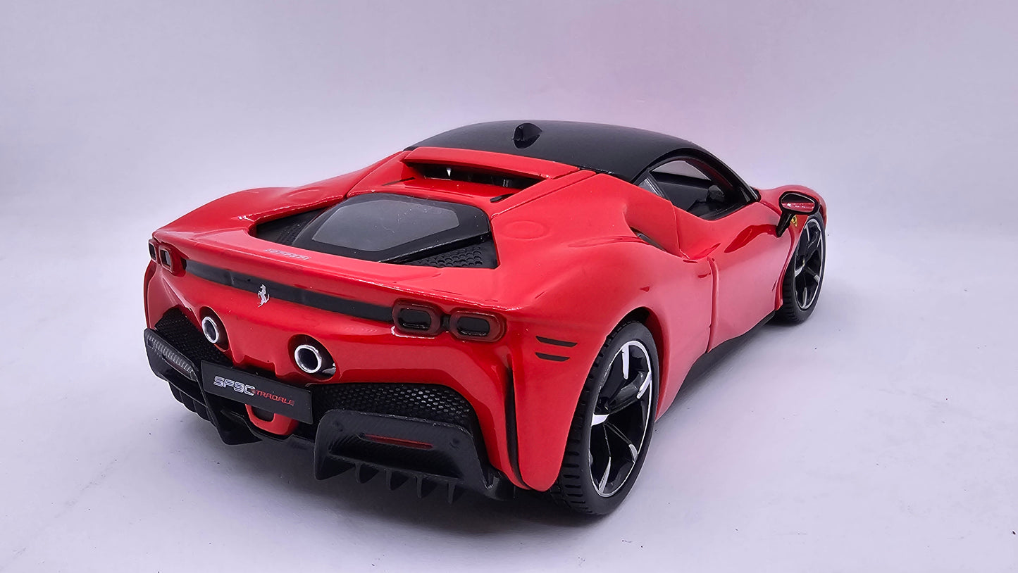 Ferrari SF90 Stradale - Escala 1/24 - Burago - (Sin caja)