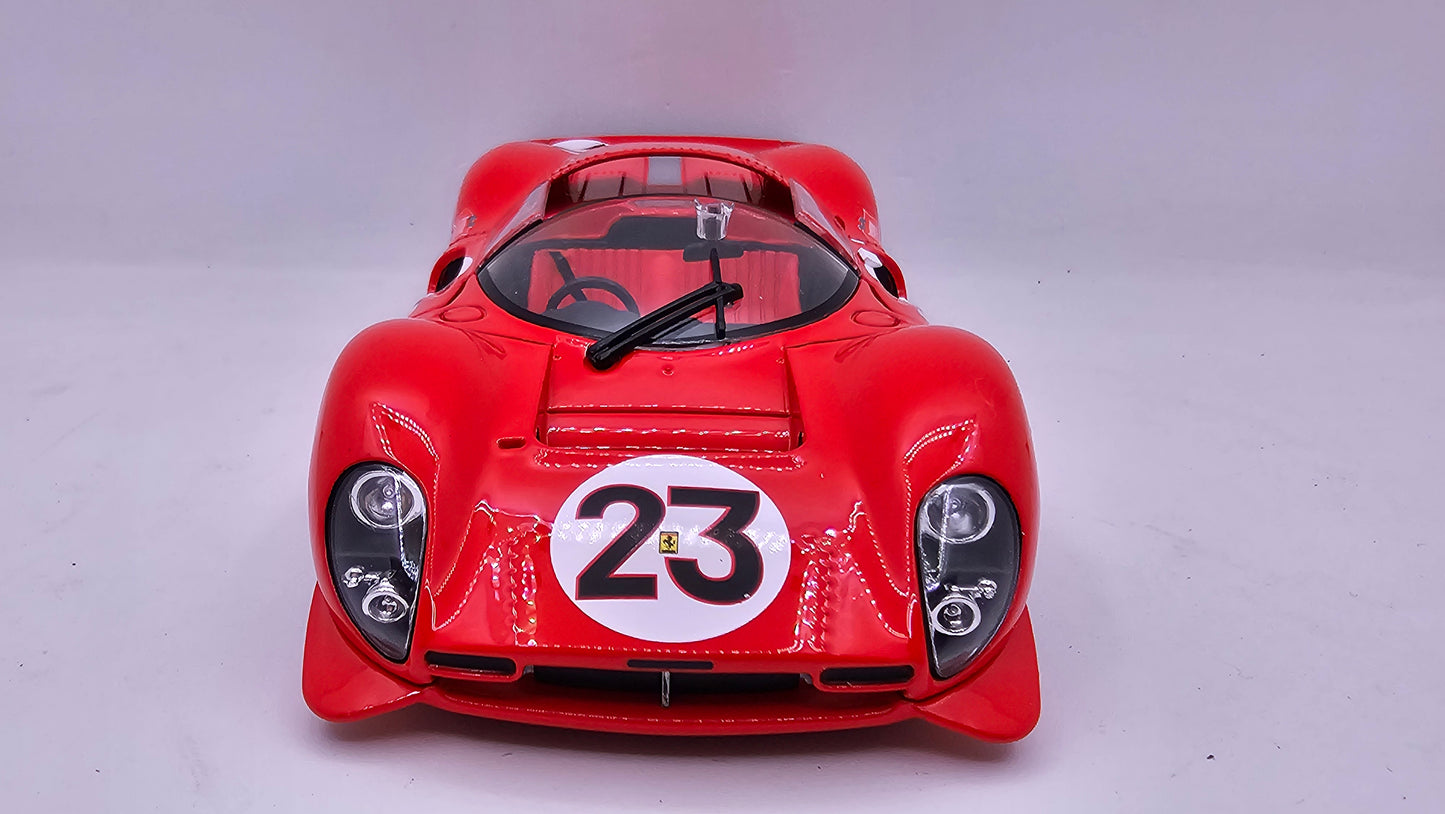 Ferrari 330 P4 Daytona 1967 - Escala 1/24 - Burago - (Sin caja)