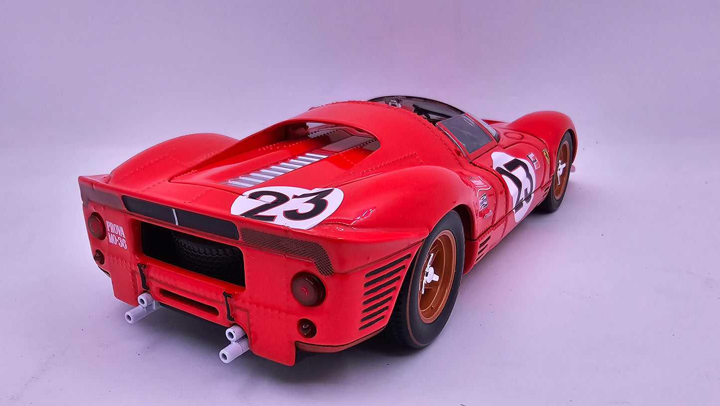 Ferrari 330 P4 Daytona 1967 - Escala 1/24 - Burago - (Sin caja)