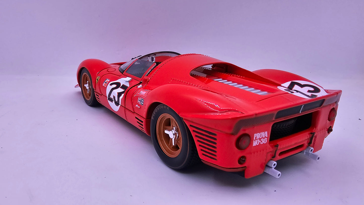 Ferrari 330 P4 Daytona 1967 - Escala 1/24 - Burago - (Sin caja)