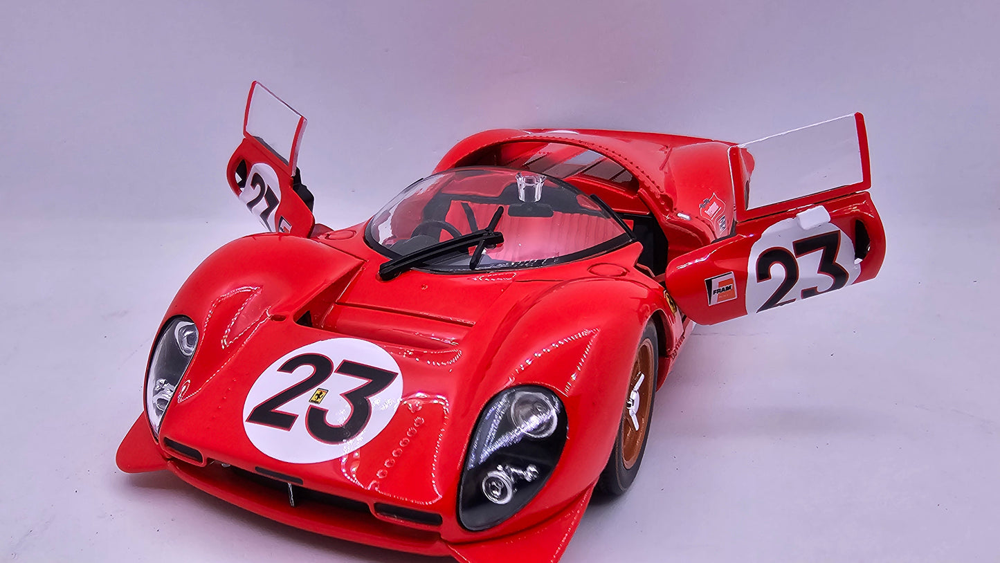 Ferrari 330 P4 Daytona 1967 - Escala 1/24 - Burago - (Sin caja)