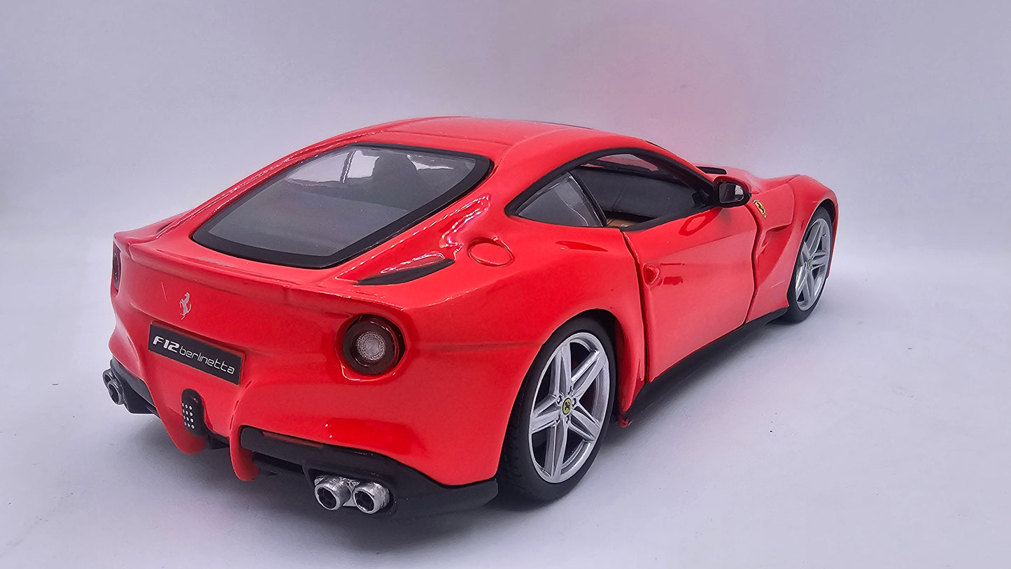 Ferrari F12 Berlinetta - Escala 1/24 - Burago - (Sin caja)