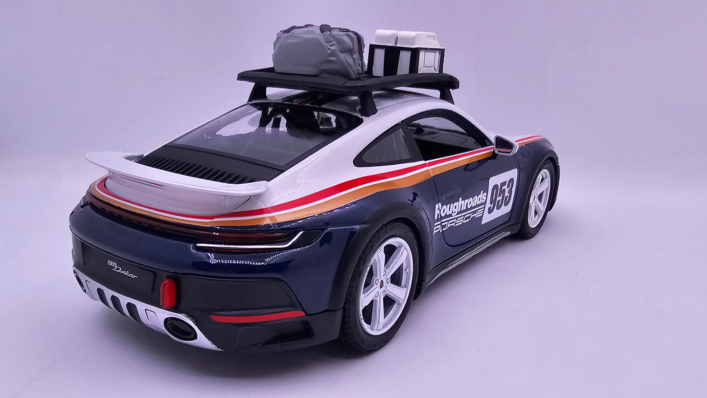 Porsche 911 Dakar - Escala 1/24 - Burago - (Sin caja)