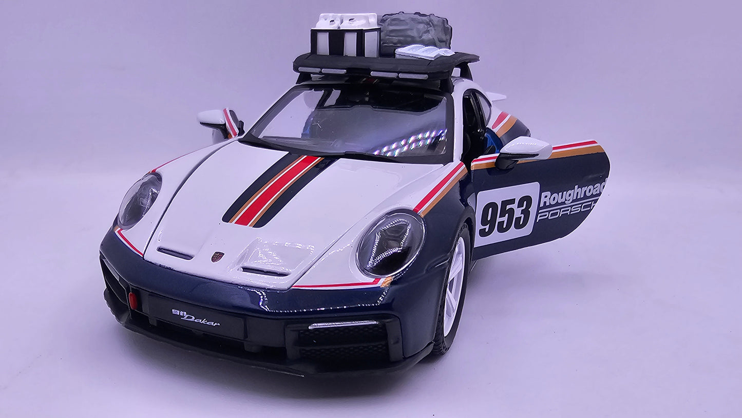 Porsche 911 Dakar - Escala 1/24 - Burago - (Sin caja)