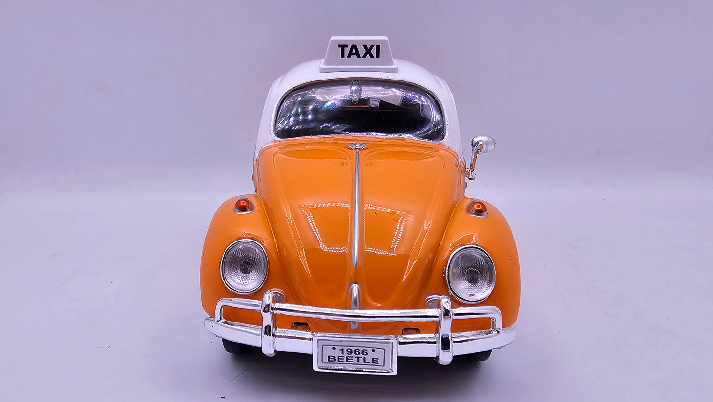 Volkswagen Escarabajo 1966 Taxi - Escala 1/24 - MotorMax - (Sin caja)