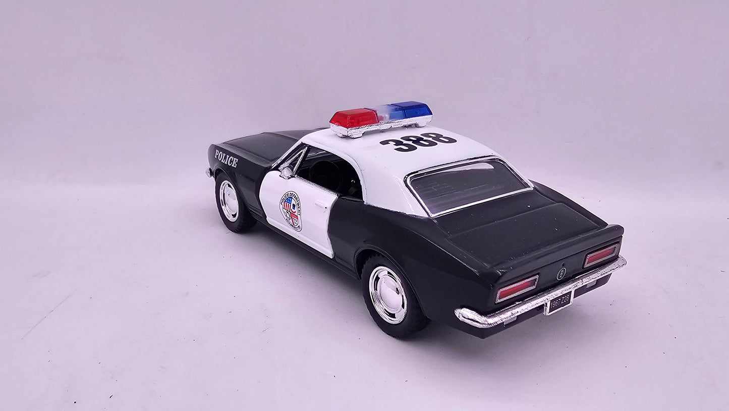 Chevrolet Camaro Z-28 1967 Policia - Escala 1/37 - Kinsmart - (Sin caja)