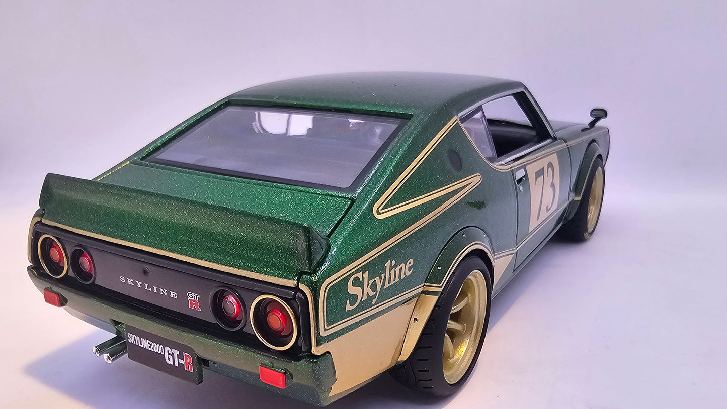 Nissan Skyline 2000GT-R 1973 - Escala 1/24 - Maisto - (Sin caja)