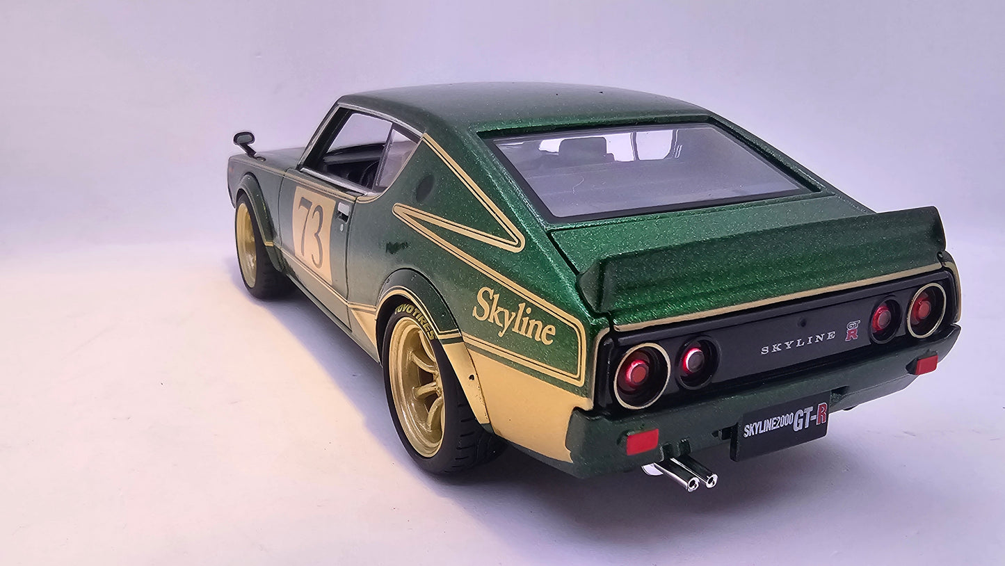 Nissan Skyline 2000GT-R 1973 - Escala 1/24 - Maisto - (Sin caja)
