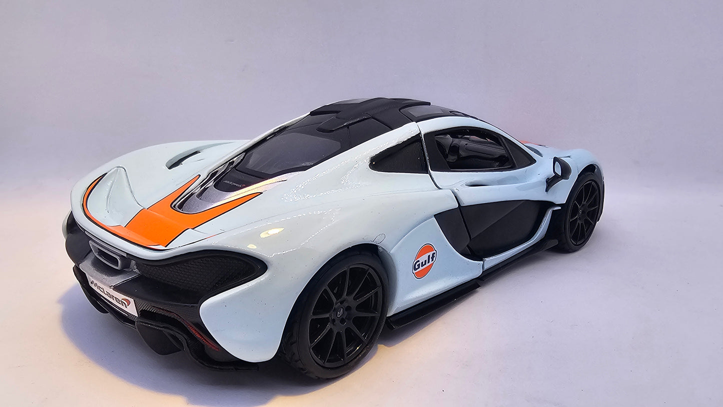 McLaren P1 Gulf - Escala 1/24 - MotorMax - (Sin caja)