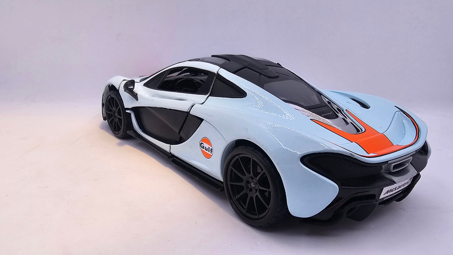McLaren P1 Gulf - Escala 1/24 - MotorMax - (Sin caja)