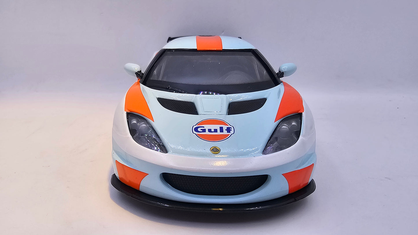 Lotus Evora GT4 Gulf - Escala 1/24 - MotorMax - (Sin caja)