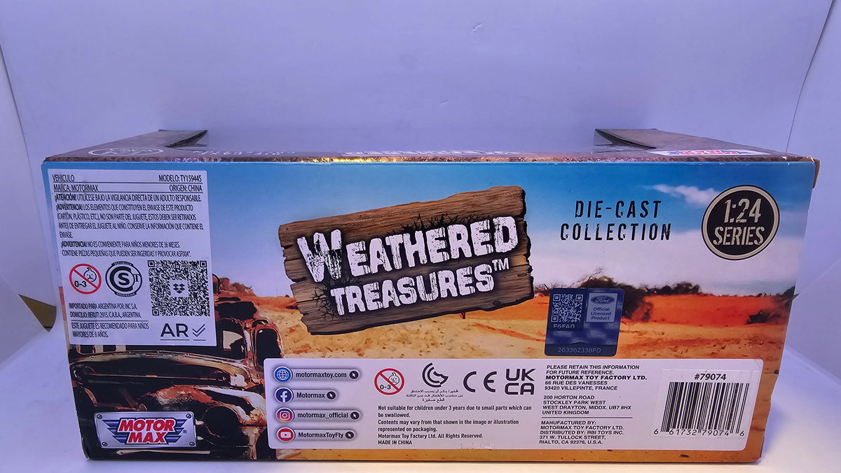Ford F-100 Pick Up 1972 "Oxidada" - Escala 1/24 - Motormax