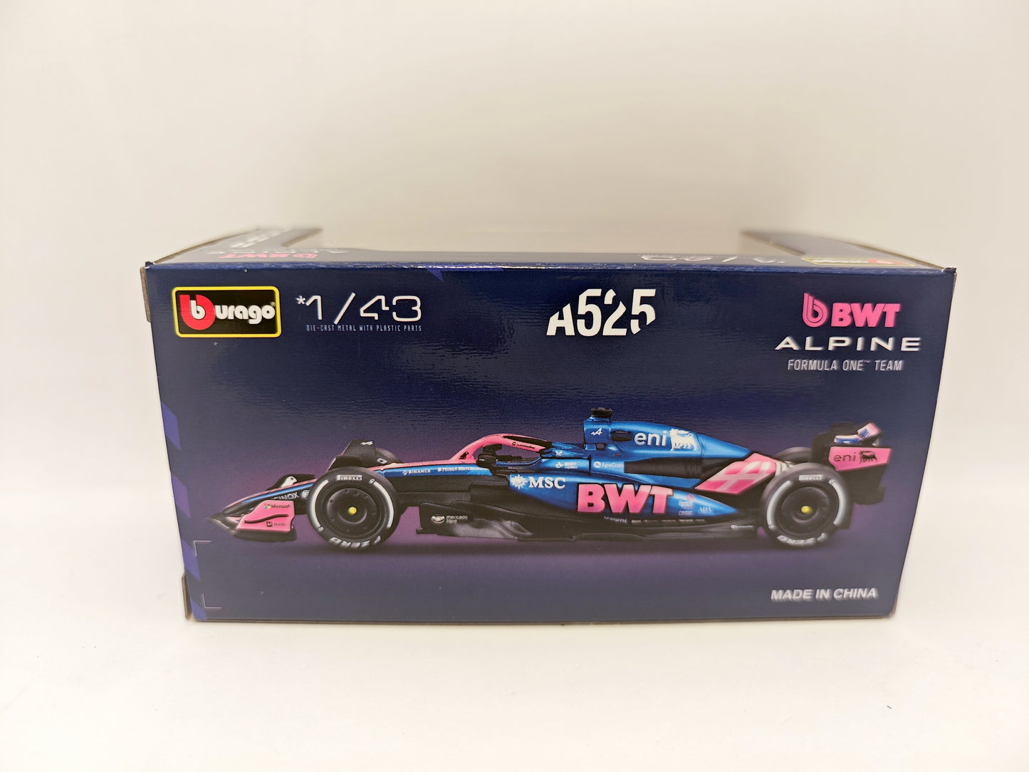 Alpine Formula 1 A525 #43 Franco Colapinto - 2025 - F1 Burago Escala 1/43