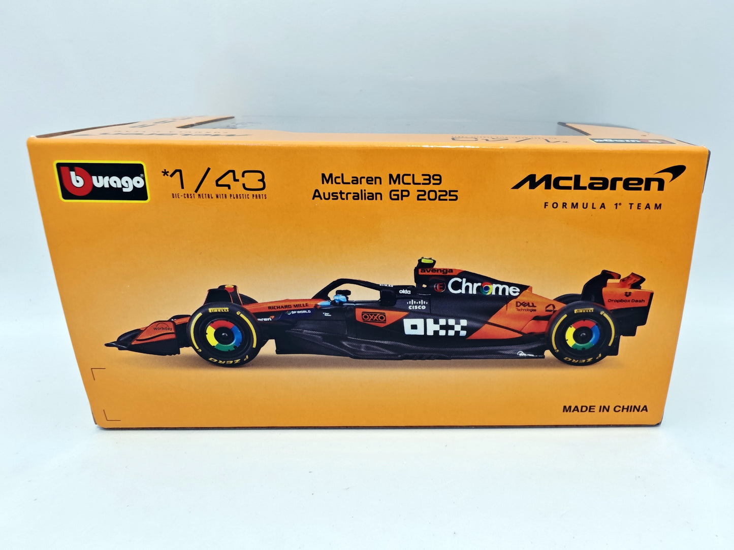 McLaren Formula 1 MCL39 #4 Lando Norris - 2025 - F1 Burago Escala 1/43