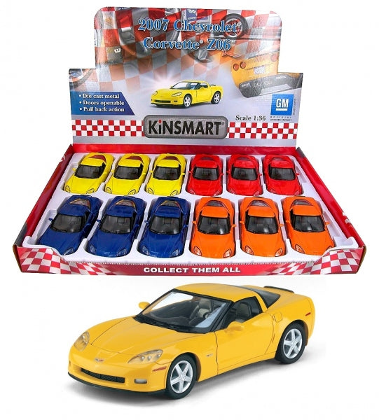 Chevrolet Corvette C6 Z06- Escala 1/36 - Kinsmart - (Sin caja)