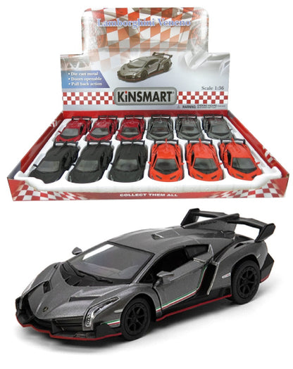 Lamborghini Veneno - Escala 1/36 - Kinsmart - (Sin caja)