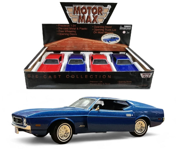 Ford Mustang SportsRoof 1971 - Escala 1/24 - MotorMax - (Sin caja)