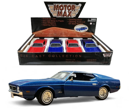Ford Mustang SportsRoof 1971 - Escala 1/24 - MotorMax - (Sin caja)