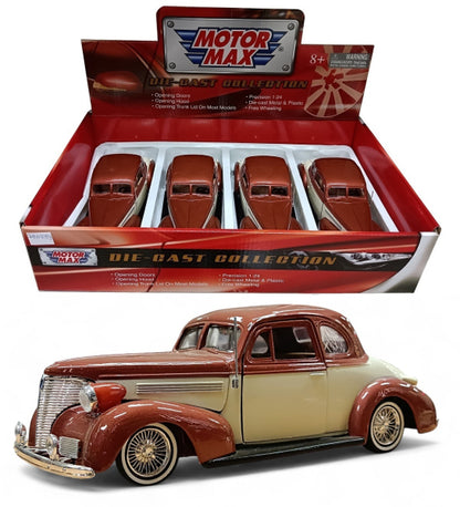 Chevrolet Coupe 1939 - Escala 1/24 - MotorMax - (Sin caja)