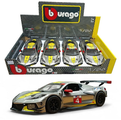 Chevrolet Corvette C8 R 2020 - Escala 1/24 - Burago - (Sin caja)