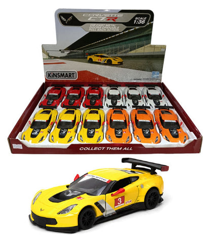 Chevrolet Corvette C7 R 2016 - Escala 1/36 - Kinsmart - (Sin caja)