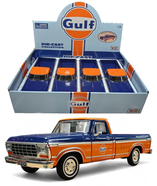 Ford F-150 1979 Custom GULF - Escala 1/24 - Motormax (sin caja)