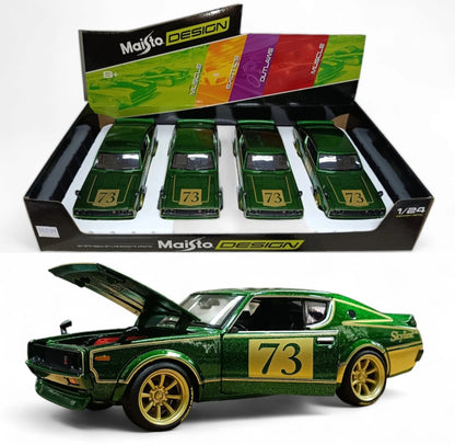 Nissan Skyline 2000GT-R 1973 - Escala 1/24 - Maisto - (Sin caja)