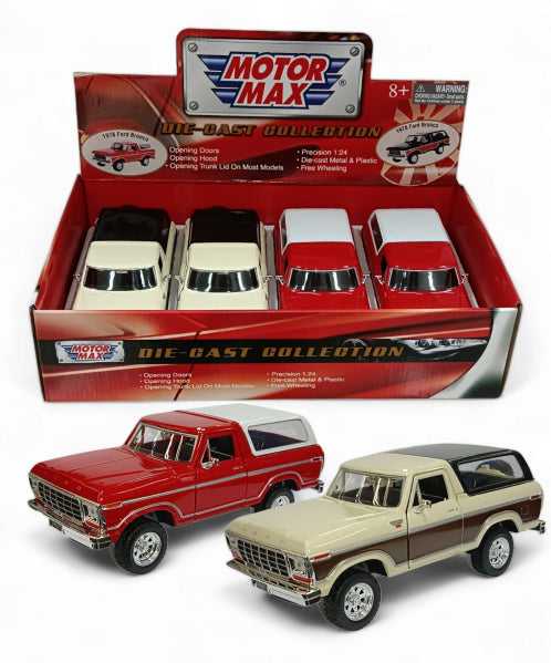 Ford Bronco 1978 - Escala 1/24 - Motormax (sin caja)