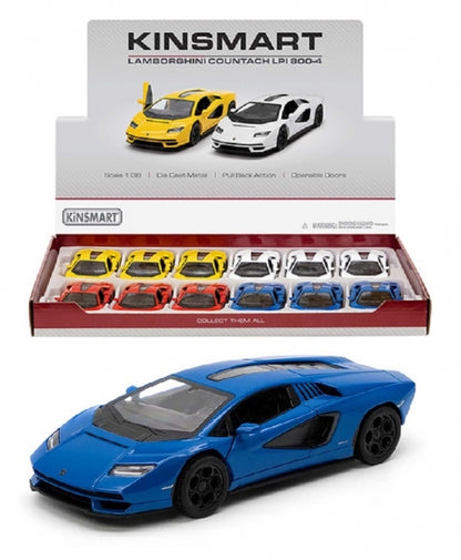 Lamborghini Countach LPI 800-4 - Escala 1/38 - Kinsmart - (Sin caja)