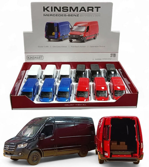 Mercedes Benz Sprinter - Escala 1/48 - Kinsmart - (Sin caja)
