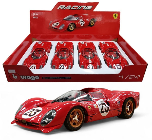 Ferrari 330 P4 Daytona 1967 - Escala 1/24 - Burago - (Sin caja)