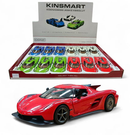 Koenigsegg Jesko Absolut - Escala 1/36 - Kinsmart - (Sin caja)