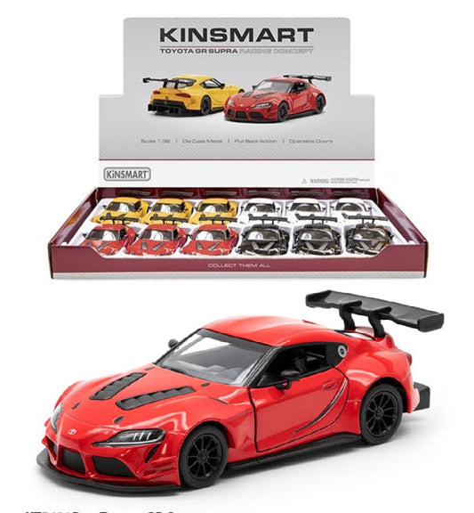 Toyota GR Supra Racing Concept - Escala 1/36 - KINSMART
