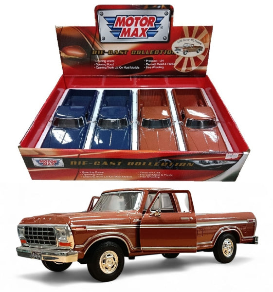 Ford F-150 1979 Custom - Escala 1/24 - Motormax (sin caja)