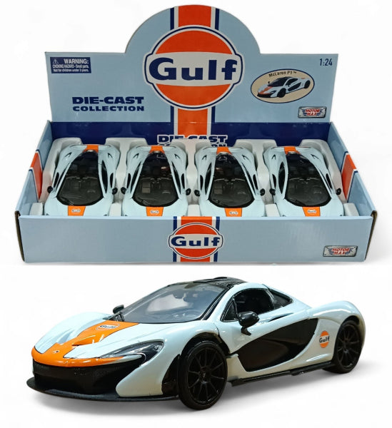 McLaren P1 Gulf - Escala 1/24 - MotorMax - (Sin caja)